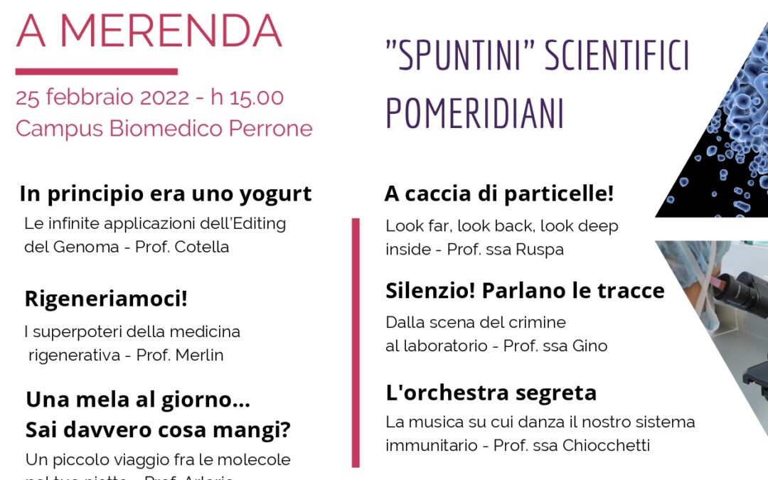 Ricercatori a merenda