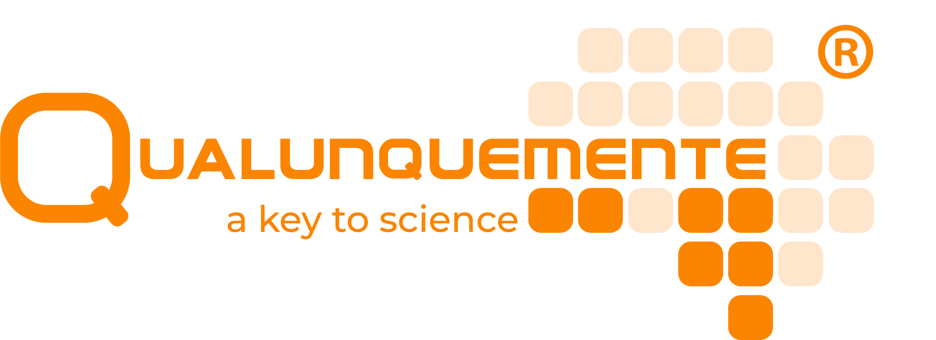 Qualunquemente a key to science logo all rights reserved